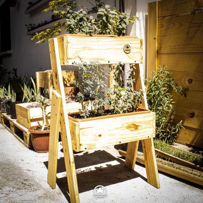 Jardinera huerto doble